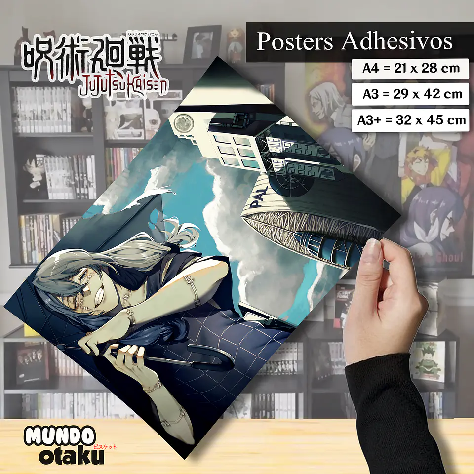 Póster Adhesivo - Jujutsu Kaisen 1