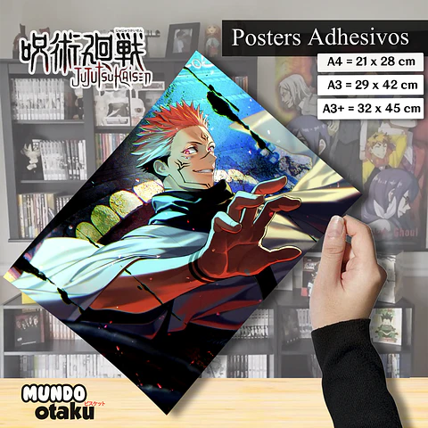 Póster Adhesivo - Jujutsu Kaisen