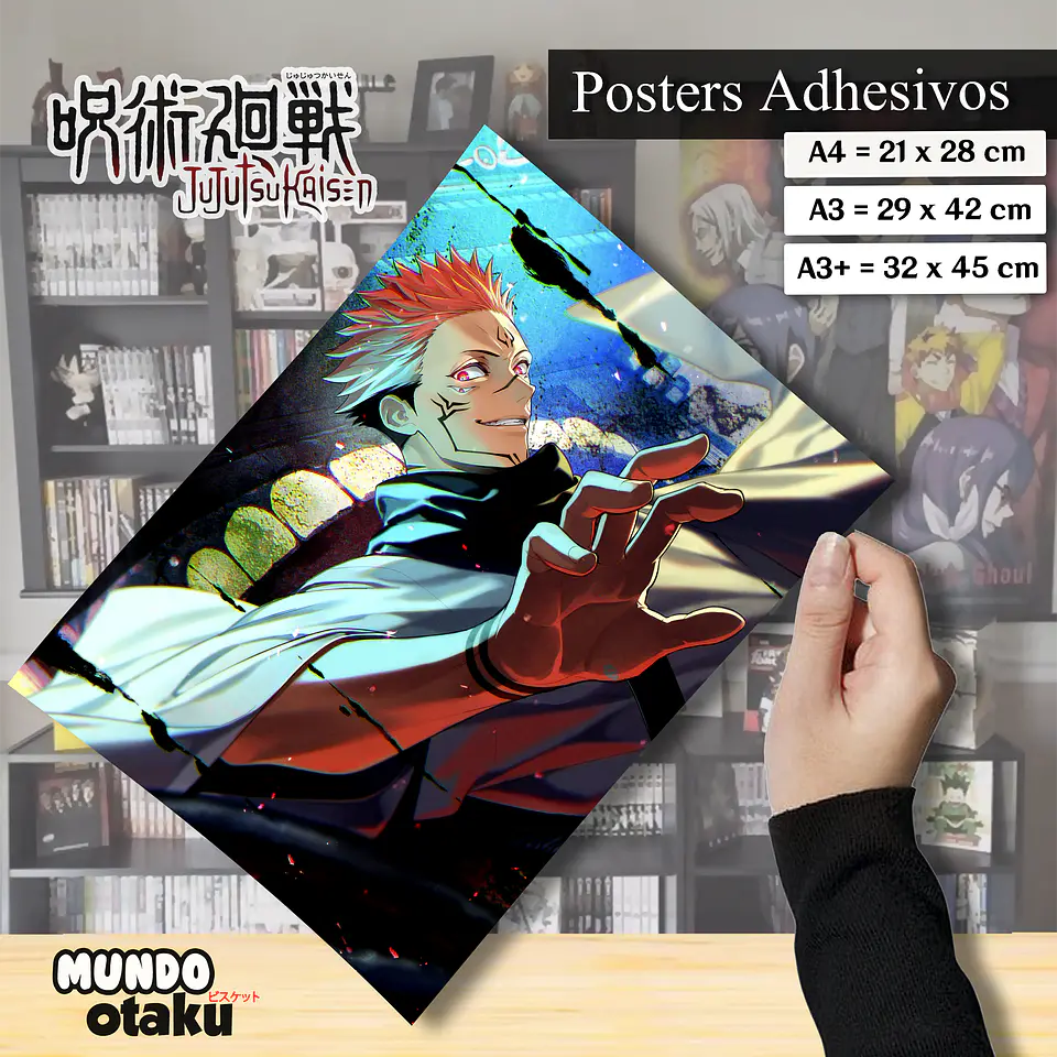 Póster Adhesivo - Jujutsu Kaisen 1