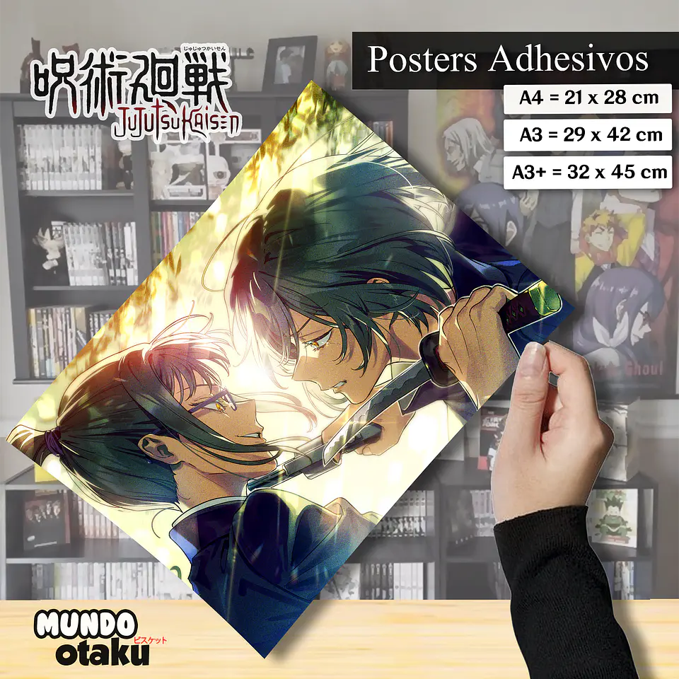 Póster Adhesivo - Jujutsu Kaisen 1