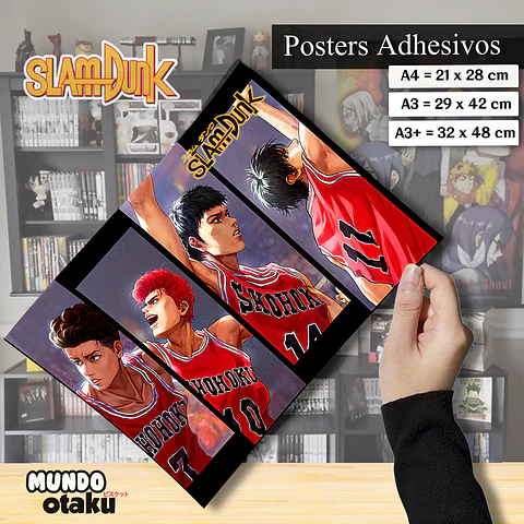 Póster Adhesivo - Slam Dunk