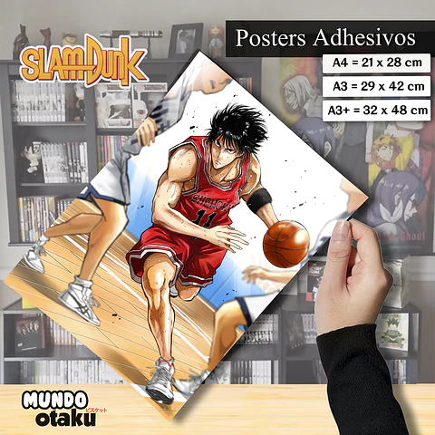 Póster Adhesivo - Slam Dunk