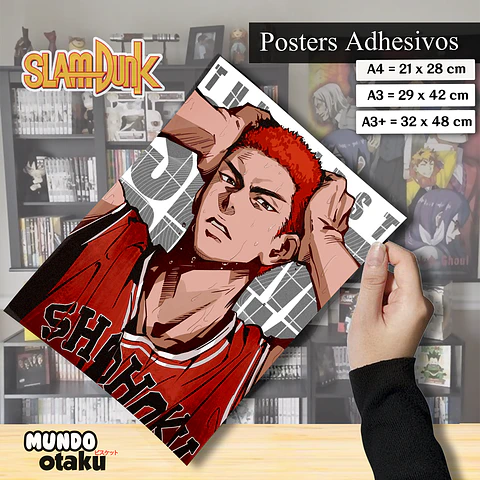 Póster Adhesivo - Slam Dunk