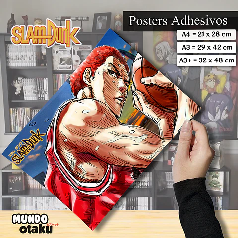 Póster Adhesivo - Slam Dunk