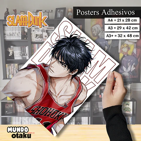 Póster Adhesivo - Slam Dunk
