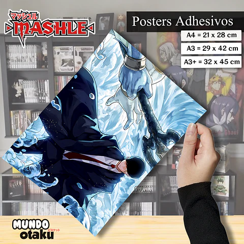 Póster Adhesivo - Mashle