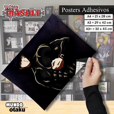 Póster Adhesivo - Mashle