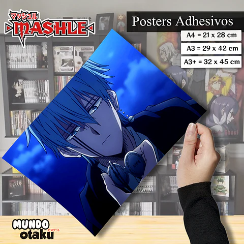 Póster Adhesivo - Mashle