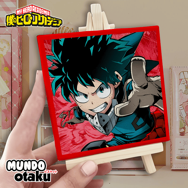 Mini Cuadro Canvas - Boku no Hero