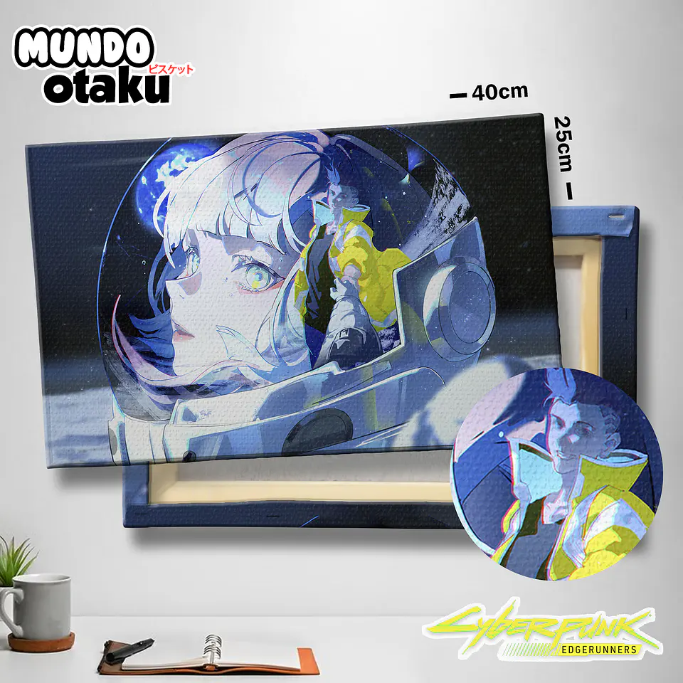 Cuadro Canvas 40x25 - Cyberpunk: Edgerunners 1