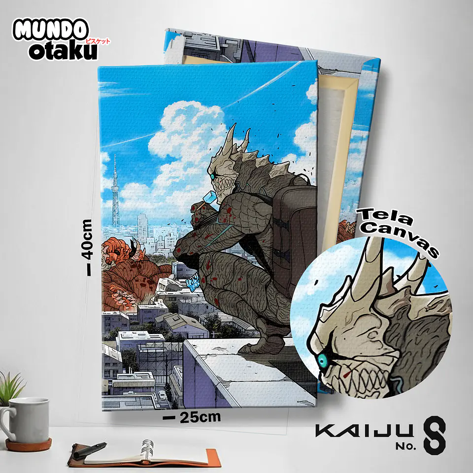 Cuadro Canvas 40x25 - Kaiju No. 8 1
