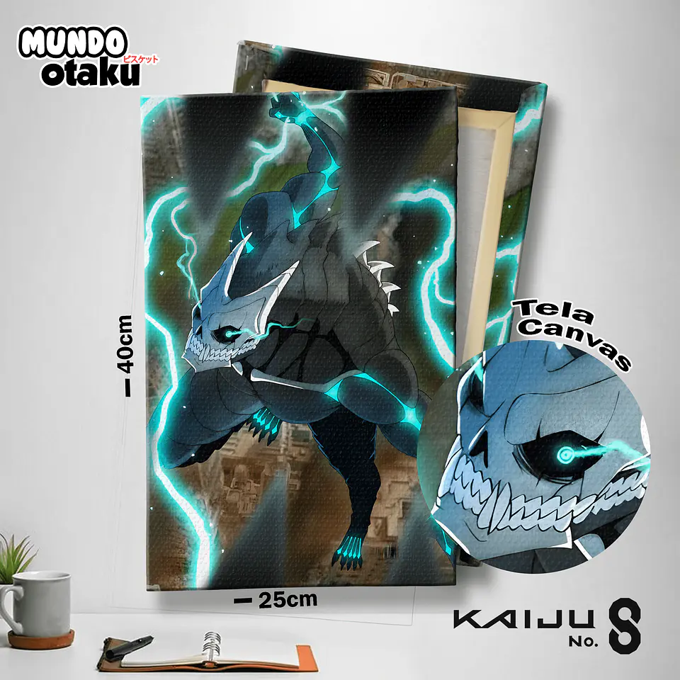 Cuadro Canvas 40x25 - Kaiju No. 8 1