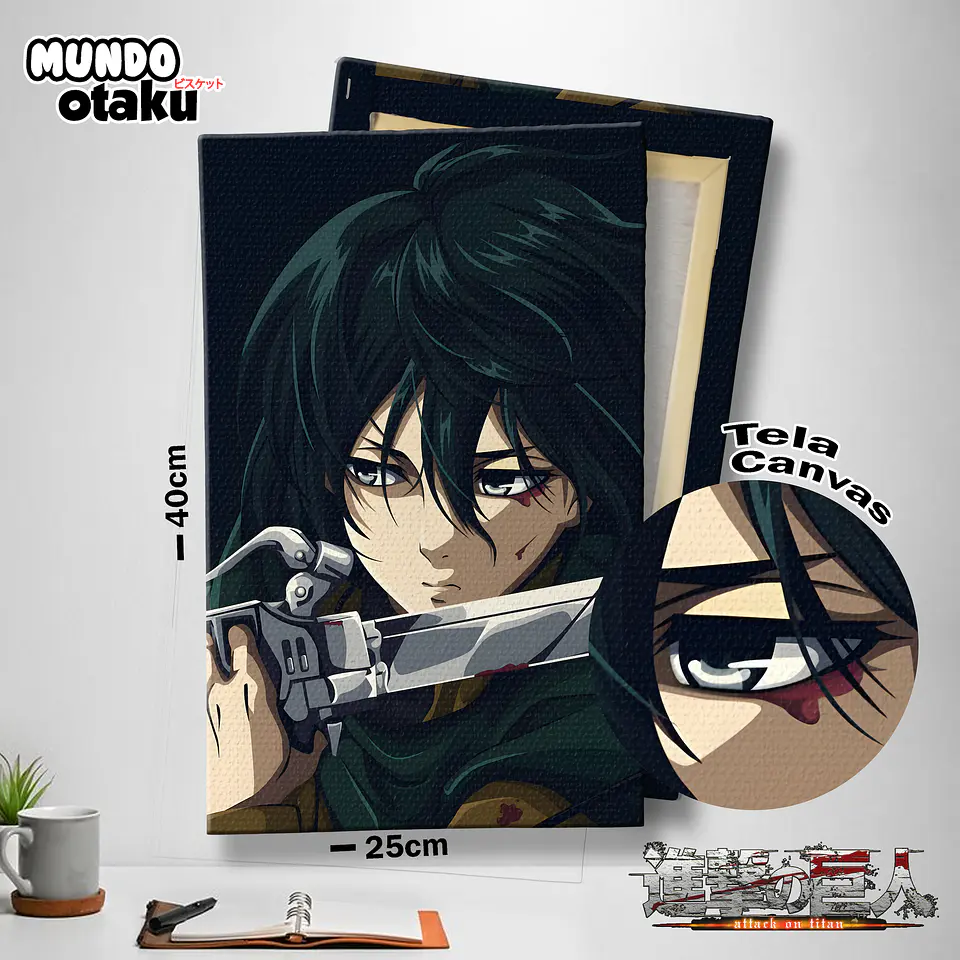 Cuadro Canvas 40x25 - Shingeki no Kyojin 1