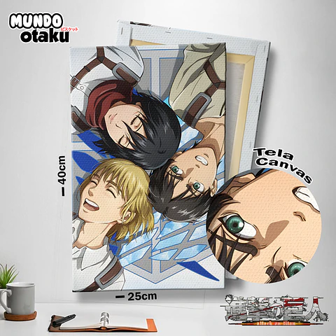 Cuadro Canvas 40x25 - Shingeki no Kyojin