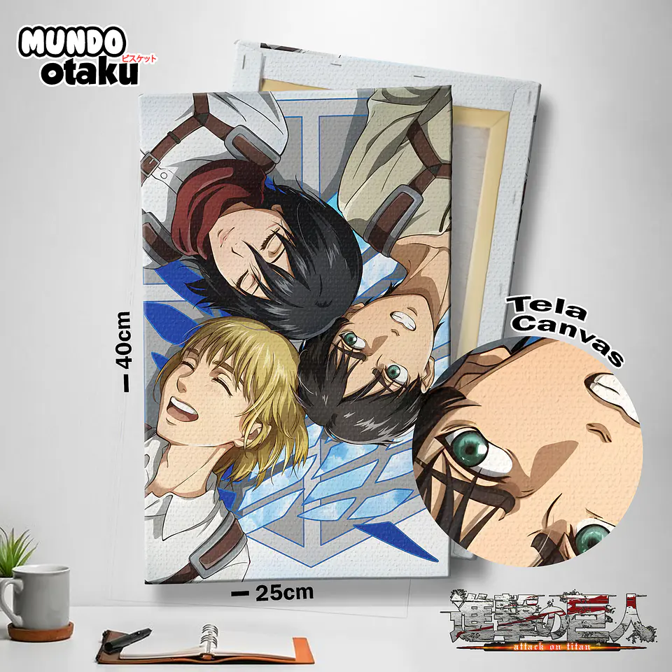 Cuadro Canvas 40x25 - Shingeki no Kyojin 1