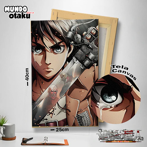 Cuadro Canvas 40x25 - Shingeki no Kyojin
