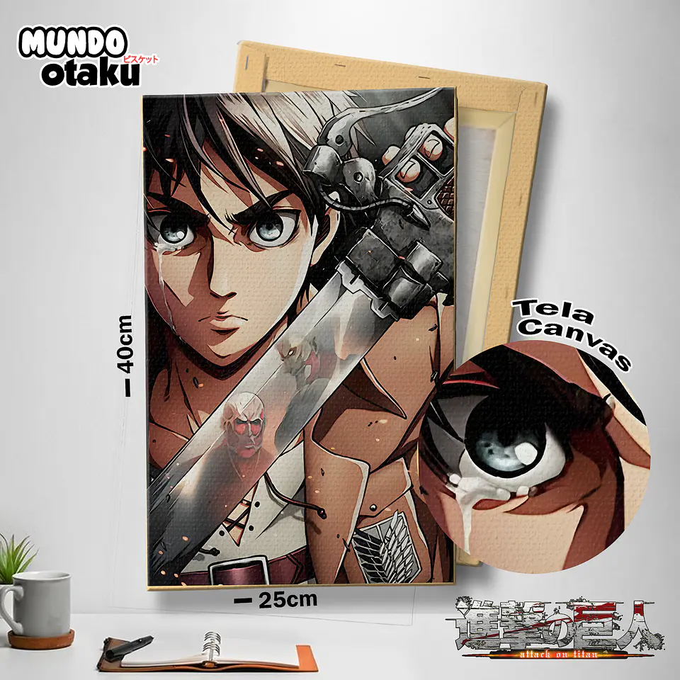 Cuadro Canvas 40x25 - Shingeki no Kyojin 1