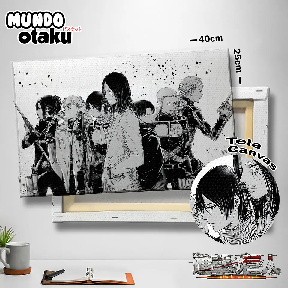 Cuadro Canvas 40x25 - Shingeki no Kyojin 1
