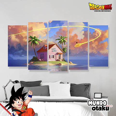Cuadro Bastidor 5 piezas - Dragon Ball