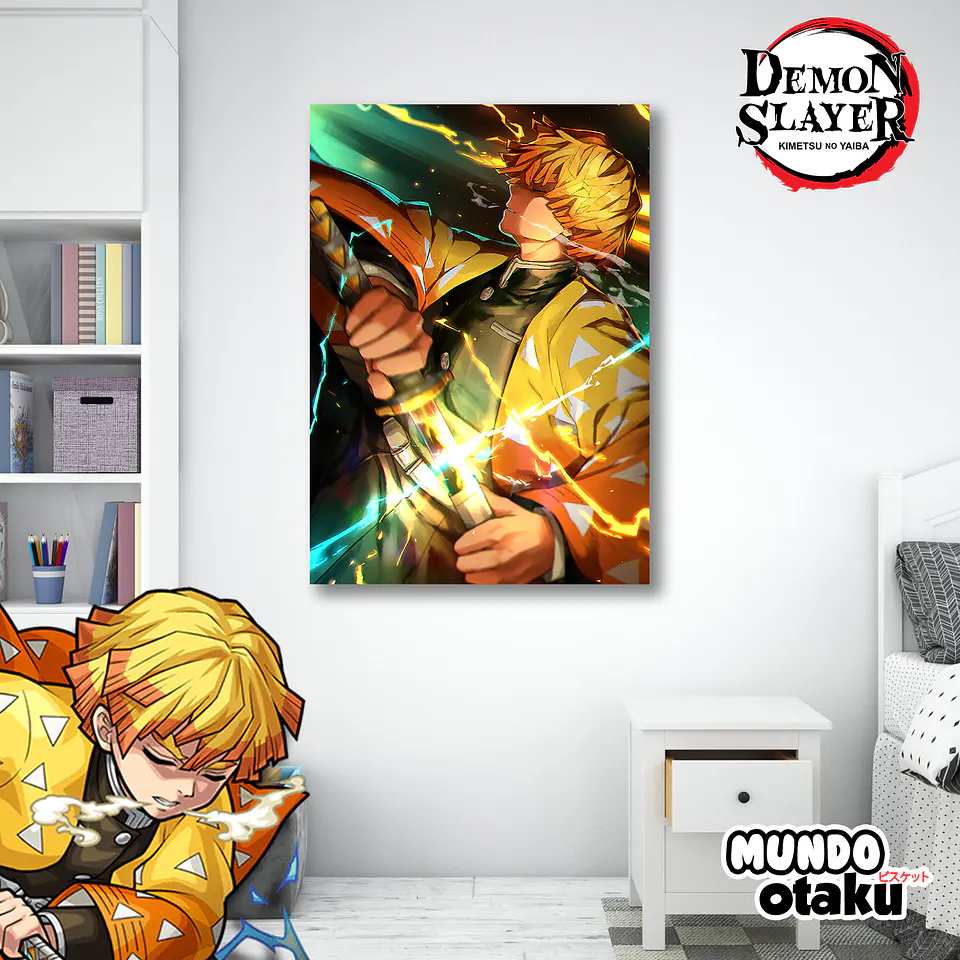 Cuadro Madera MDF - Kimetsu no Yaiba 1