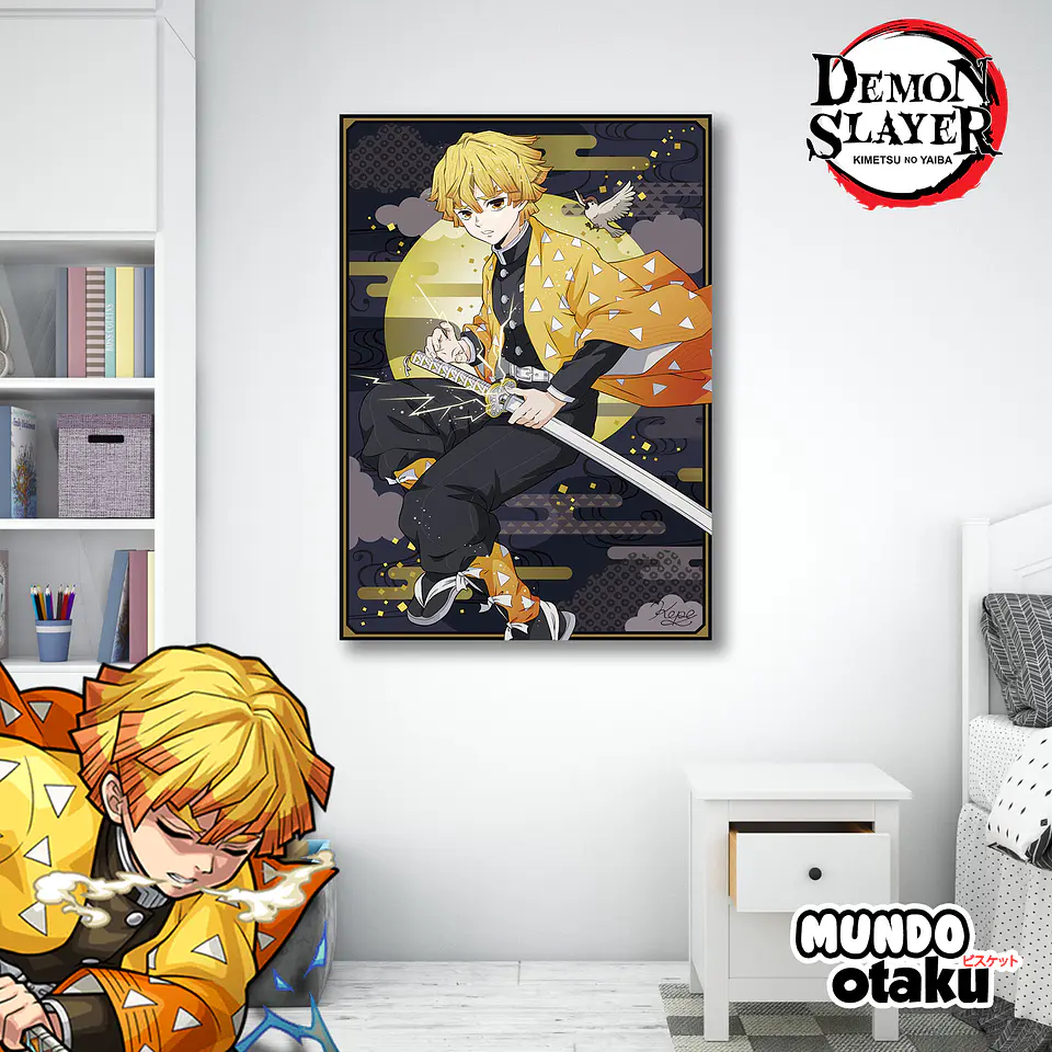 Cuadro Madera MDF - Kimetsu no Yaiba 1
