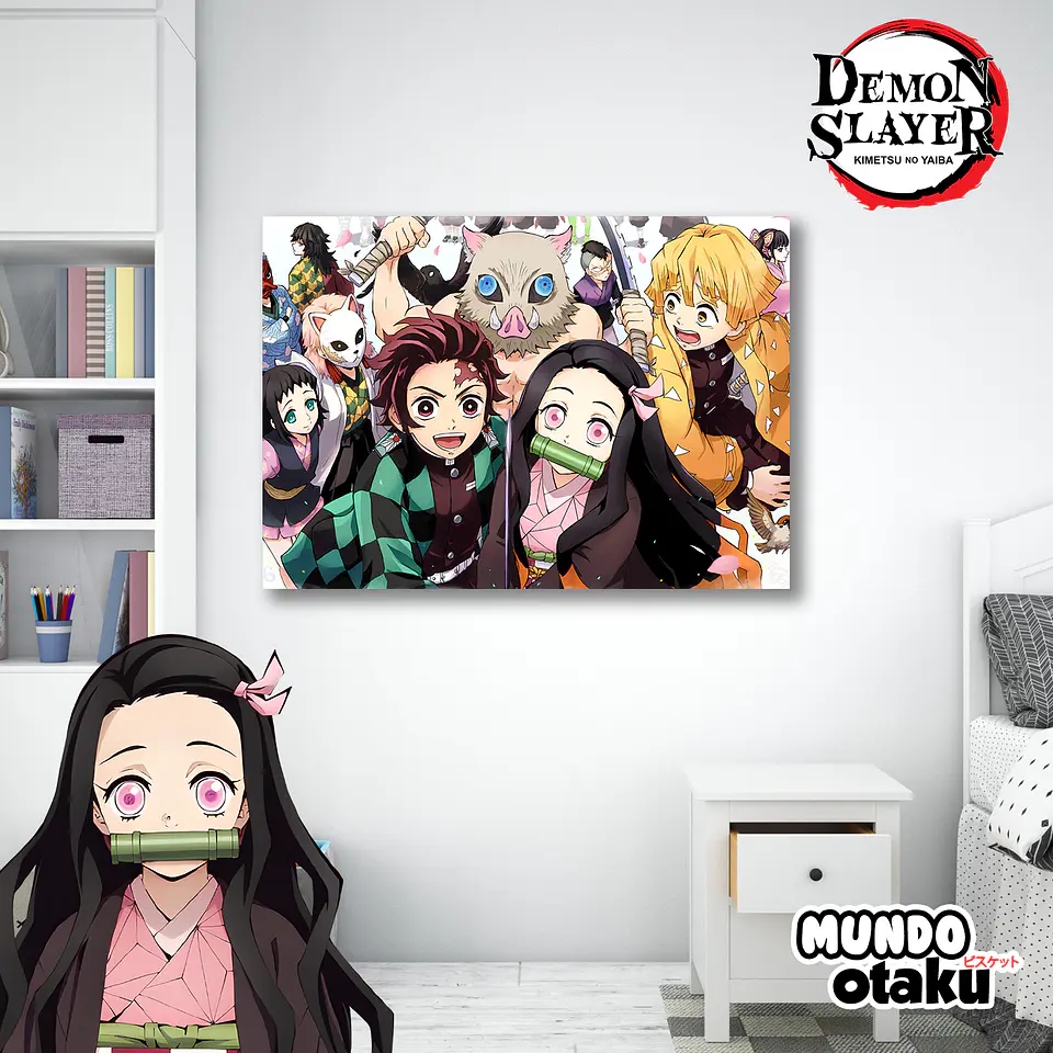 Cuadro Madera MDF - Kimetsu no Yaiba 1