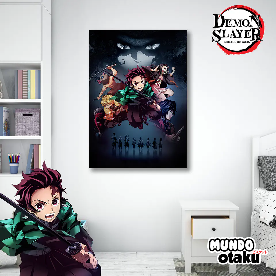 Cuadro Madera MDF - Kimetsu no Yaiba 1
