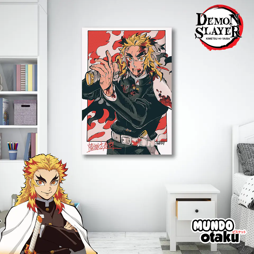 Cuadro Madera MDF - Kimetsu no Yaiba 1