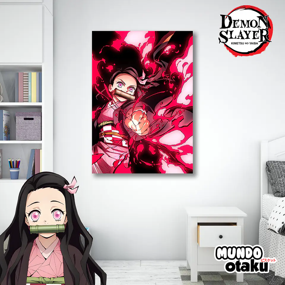 Cuadro Madera MDF - Kimetsu no Yaiba 1