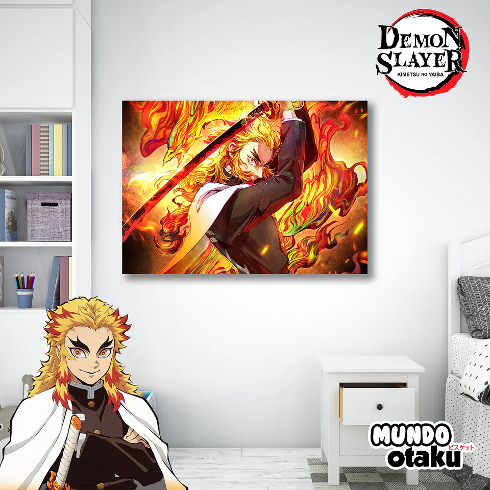 Cuadro Madera MDF - Kimetsu no Yaiba 1