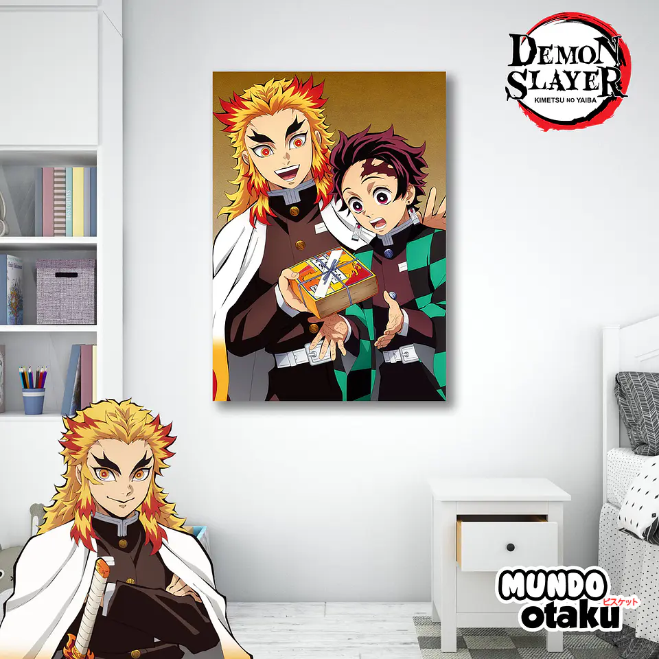 Cuadro Madera MDF - Kimetsu no Yaiba 1