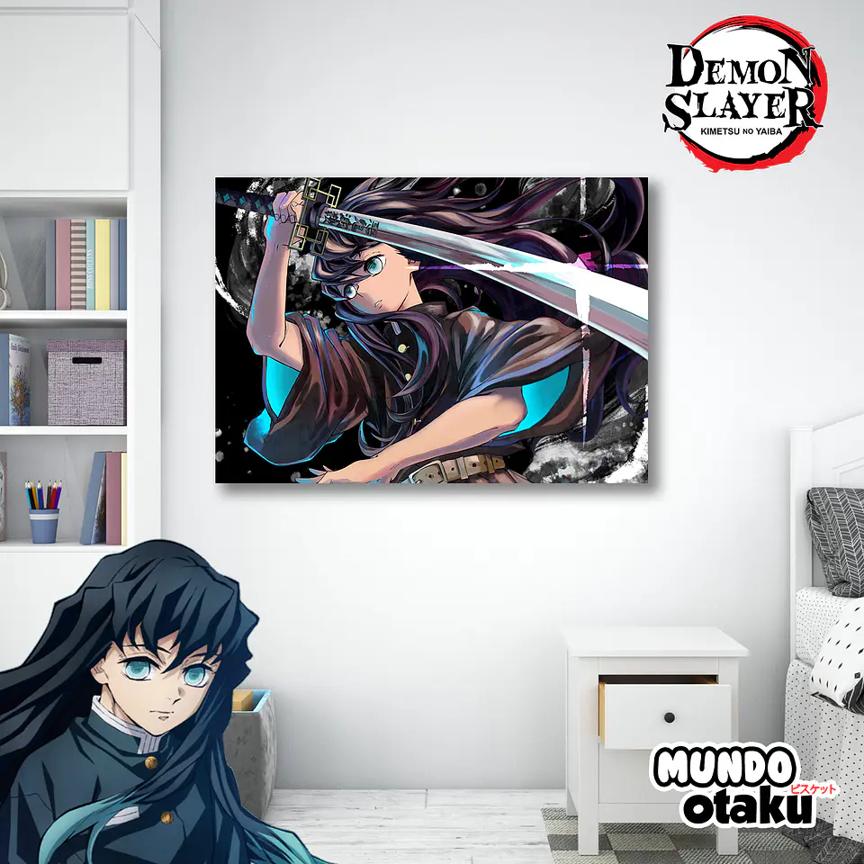 Cuadro Madera MDF - Kimetsu no Yaiba 1