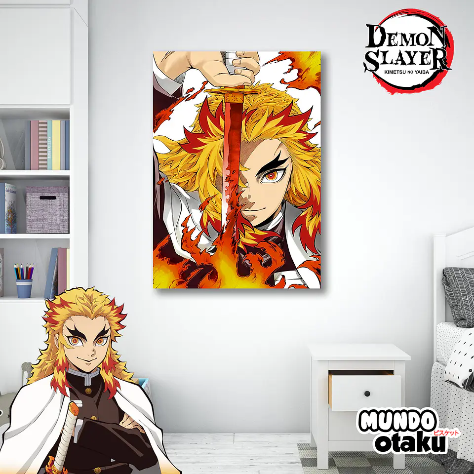 Cuadro Madera MDF - Kimetsu no Yaiba 1