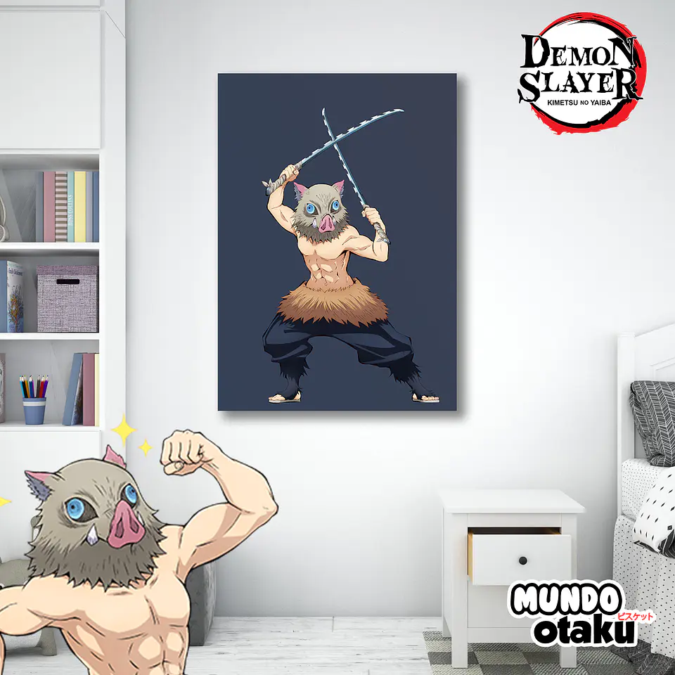 Cuadro Madera MDF - Kimetsu no Yaiba 1
