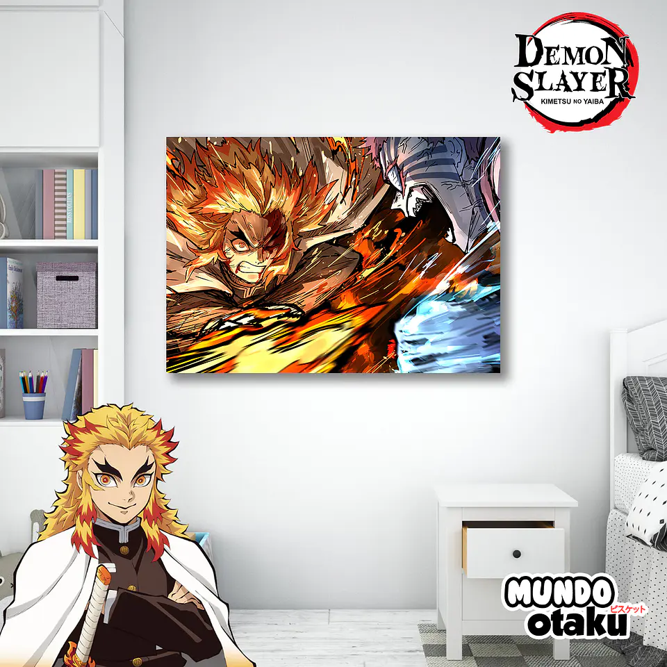 Cuadro Madera MDF - Kimetsu no Yaiba 1