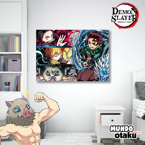 Cuadro Madera MDF - Kimetsu no Yaiba