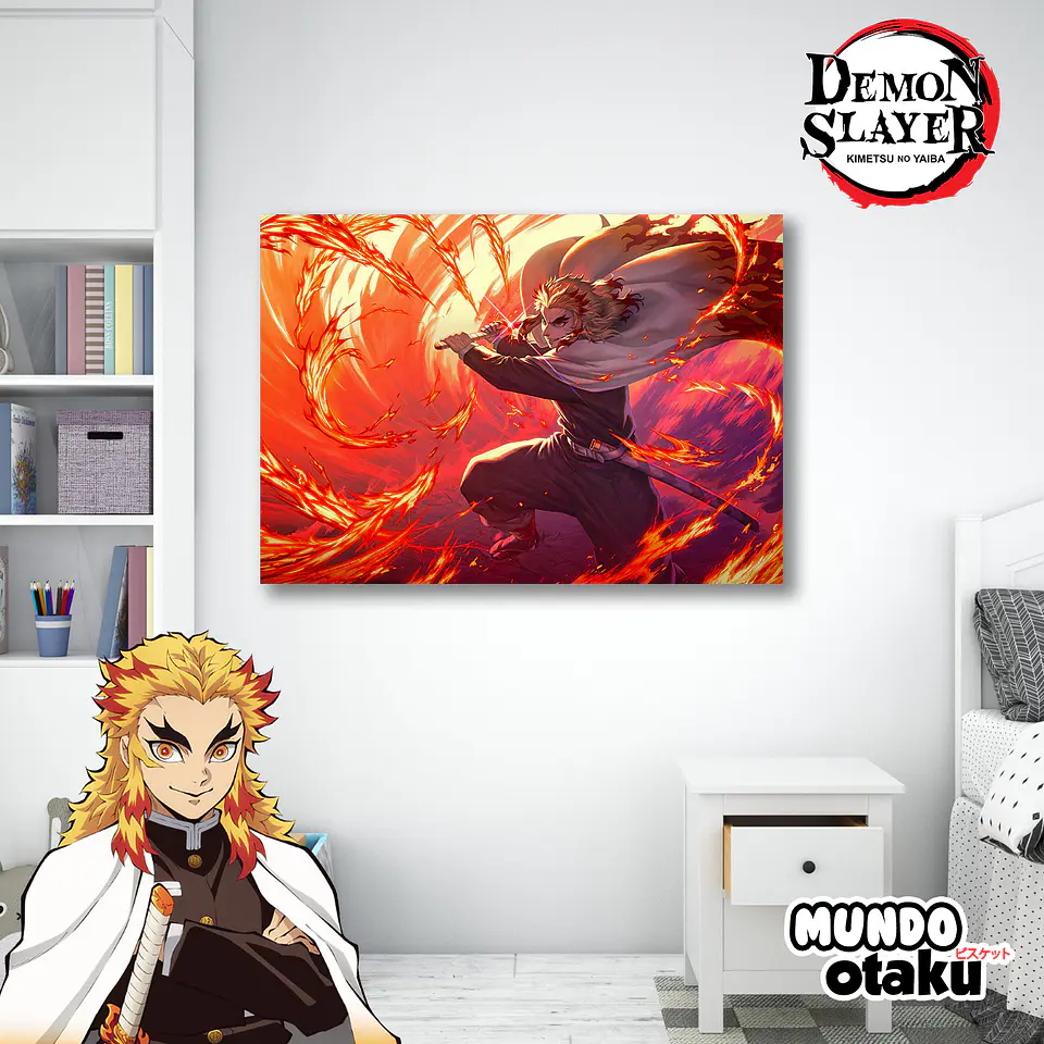 Cuadro Madera MDF - Kimetsu no Yaiba 1