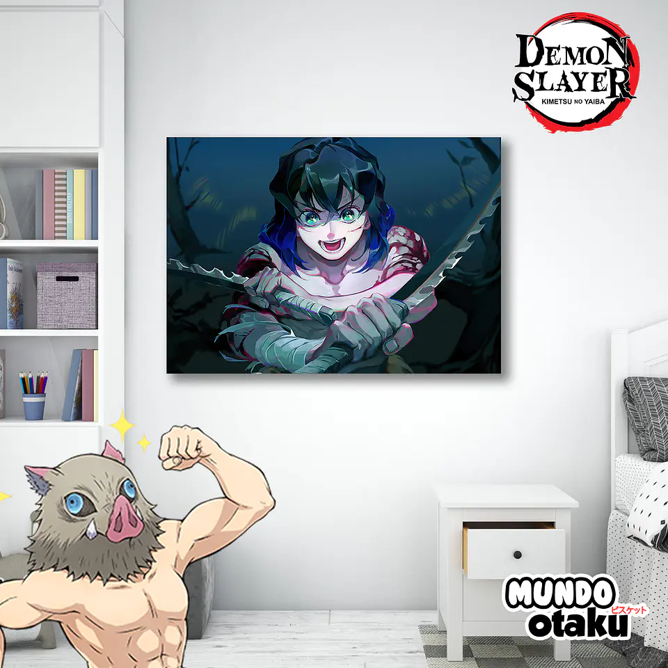 Cuadro Madera MDF - Kimetsu no Yaiba 1
