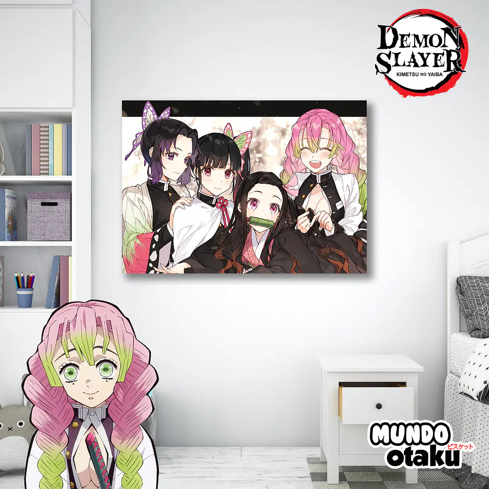 Cuadro Madera MDF - Kimetsu no Yaiba 1