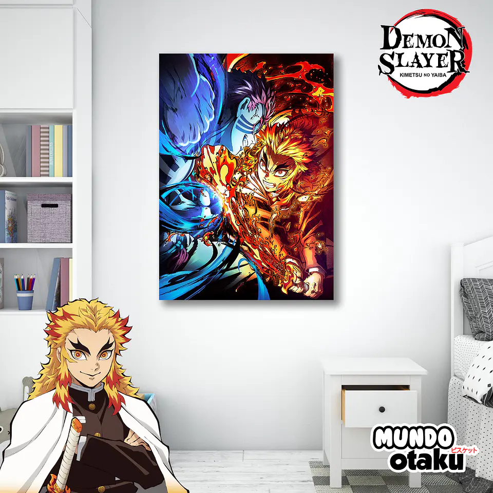 Cuadro Madera MDF - Kimetsu no Yaiba 1