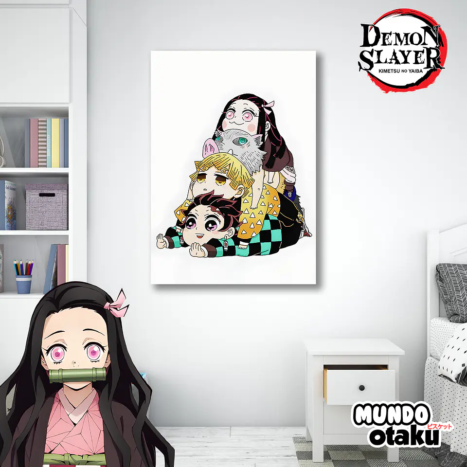 Cuadro Madera MDF - Kimetsu no Yaiba 1