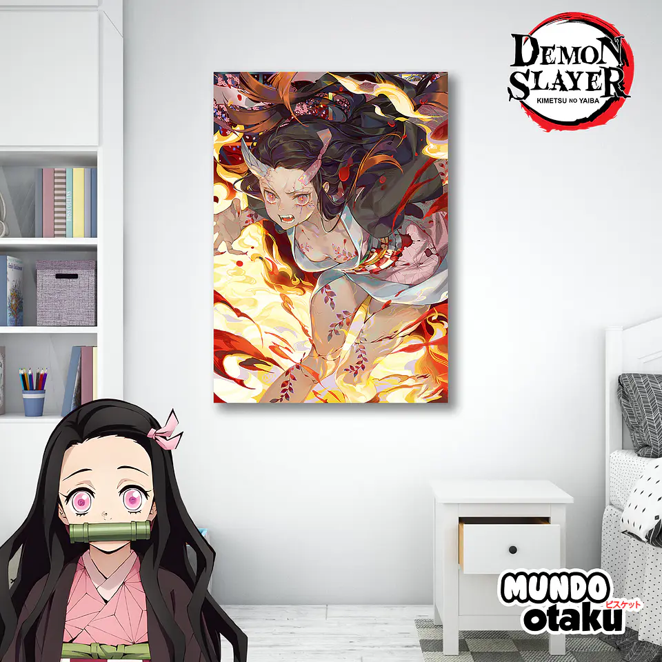 Cuadro Madera MDF - Kimetsu no Yaiba 1