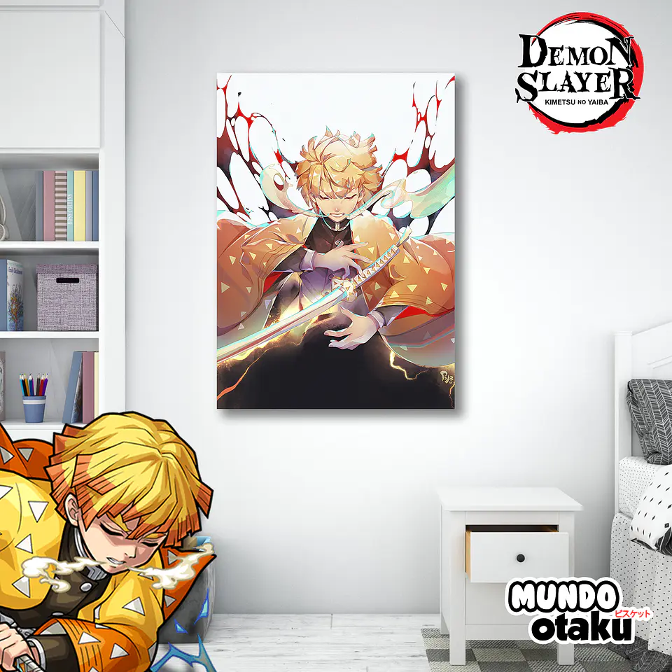 Cuadro Madera MDF - Kimetsu no Yaiba 1