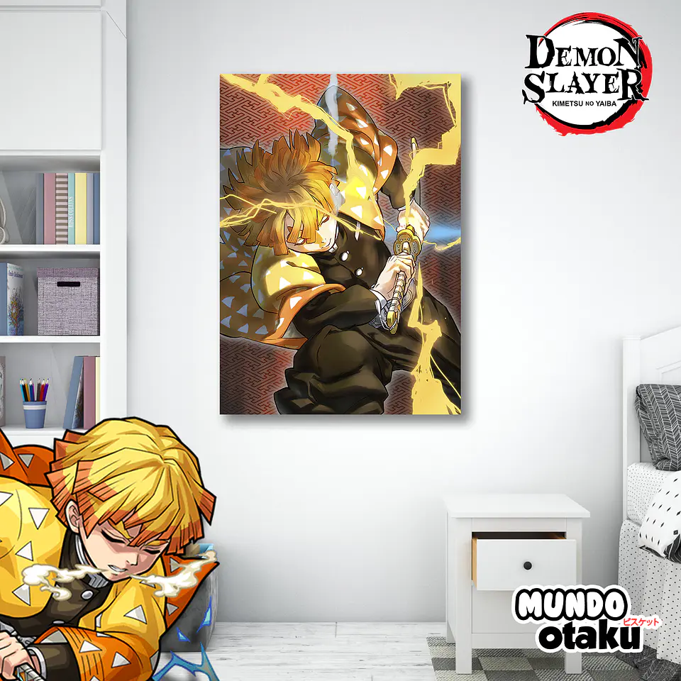 Cuadro Madera MDF - Kimetsu no Yaiba 1