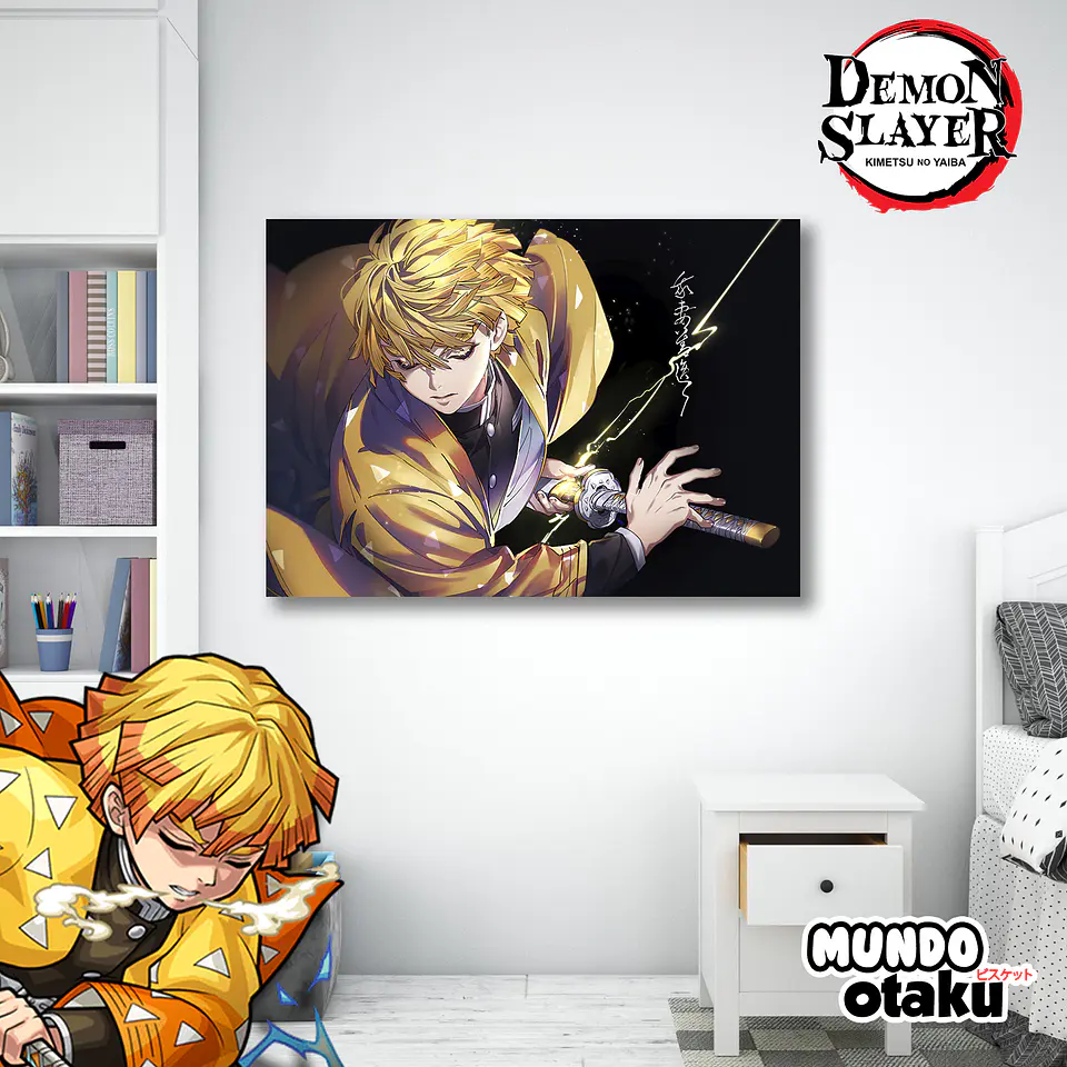 Cuadro Madera MDF - Kimetsu no Yaiba 1