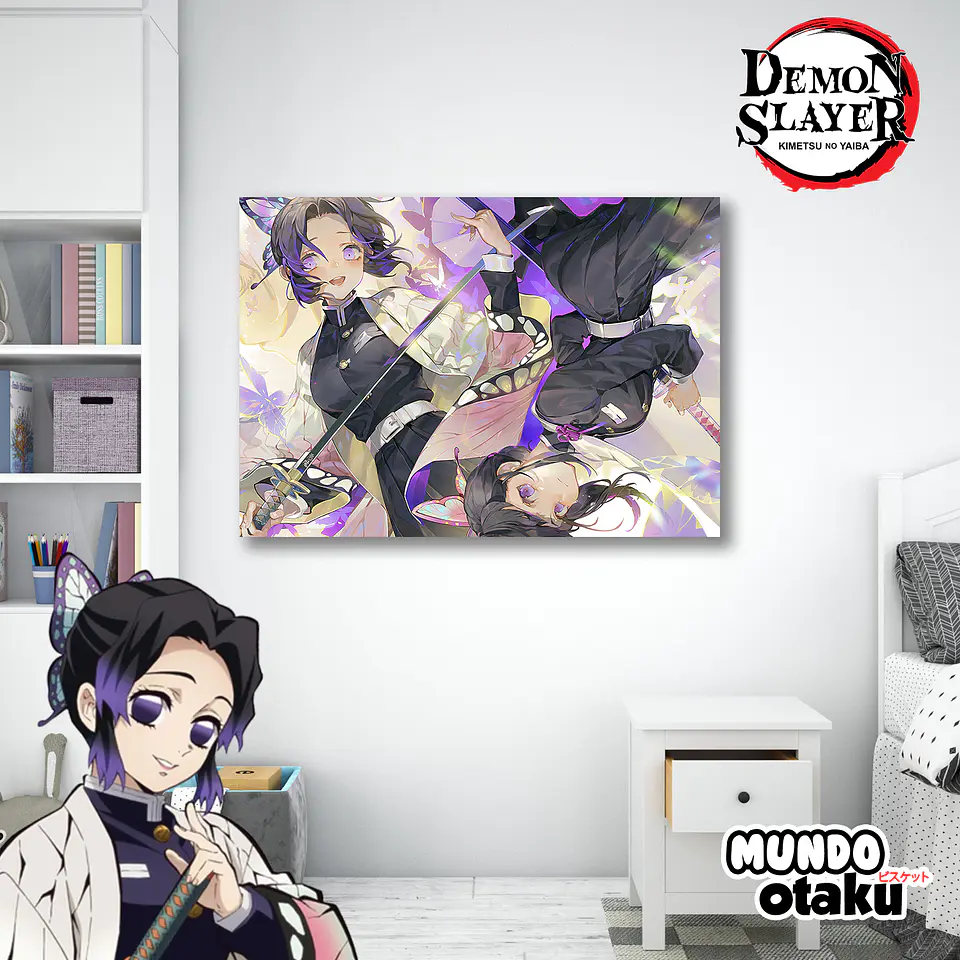Cuadro Madera MDF - Kimetsu no Yaiba 1