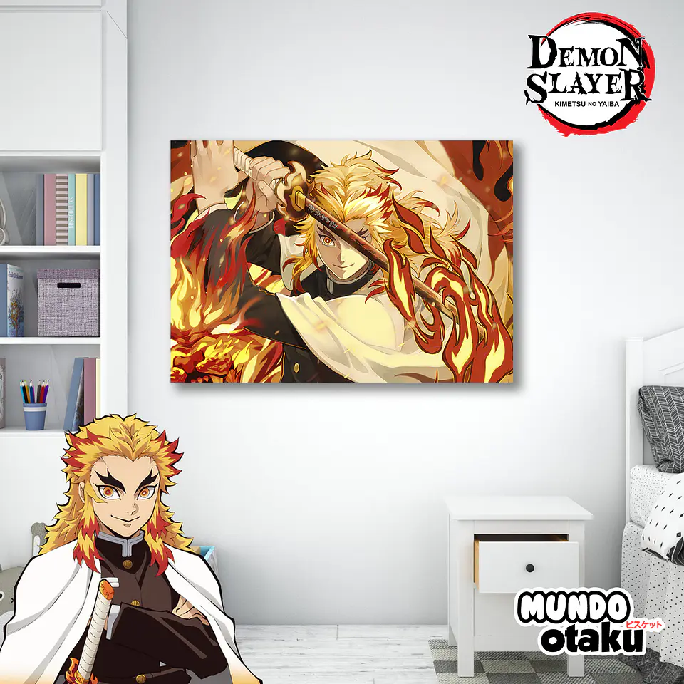 Cuadro Madera MDF - Kimetsu no Yaiba 1