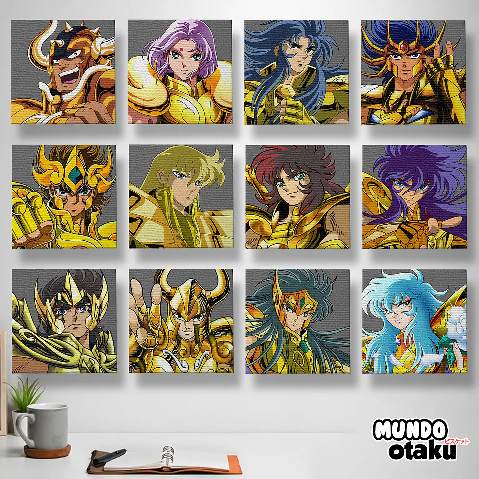 Cuadro Canvas - Los Caballeros del Zodiaco 1