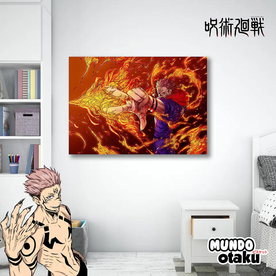 Cuadro Madera MDF - Jujutsu Kaisen 1
