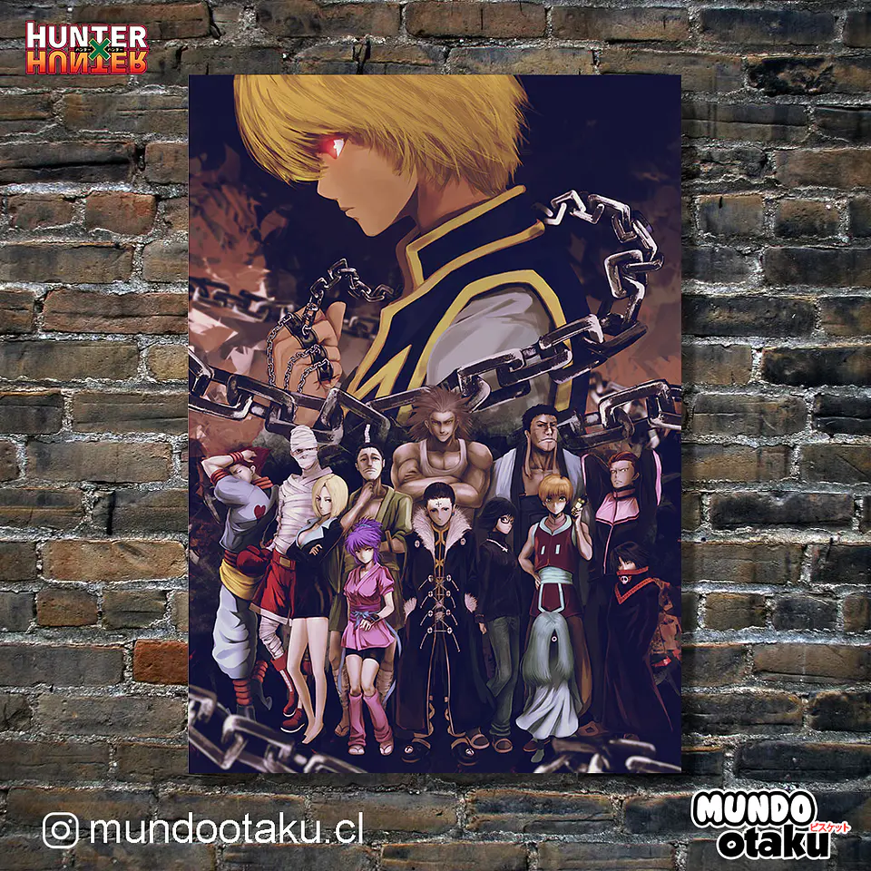 Cuadro Madera MDF - Hunter x Hunter 1